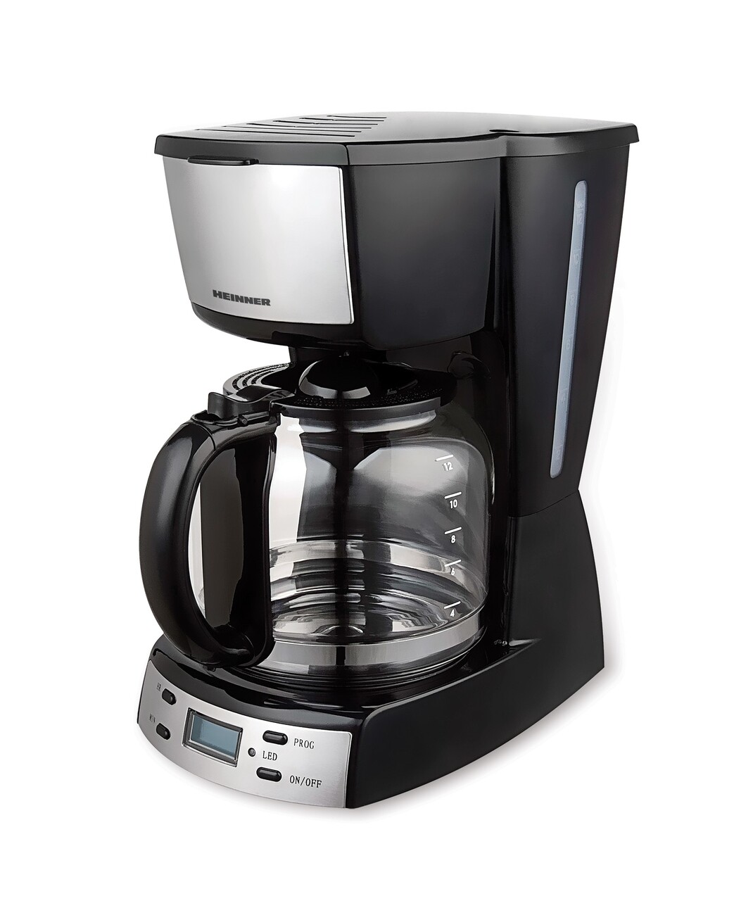 Cafetiera digitala, Heinner, 900 W, 1.8 L, negru - imagine 4